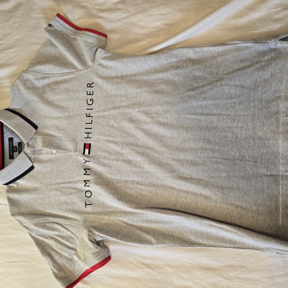 Tommy Hilfiger Gray Polo Shirt for Men